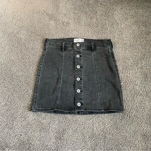 Abercrombie Kids Black Denim Skirt Size 15/16